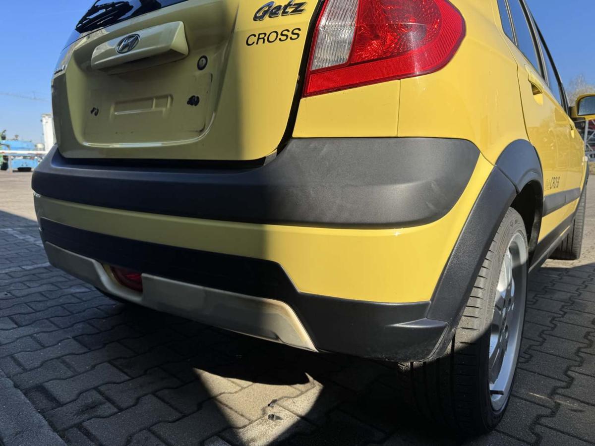 Hyundai Getz Cross original Sto&szlig;stange Stossf&auml;nger hinten 3W Willow Green Bj.2008